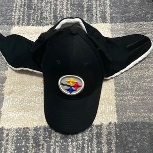 Steelers Hat with ear warmers